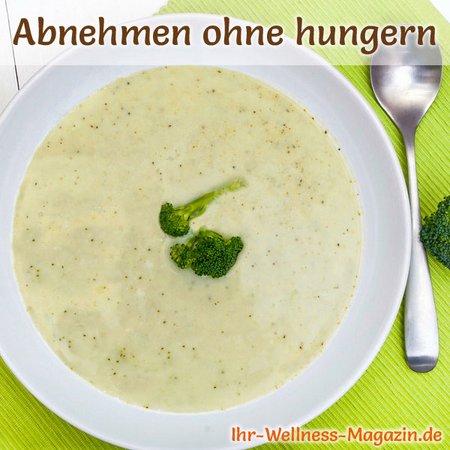 Brokkolicremesuppe mit Weizenkleie