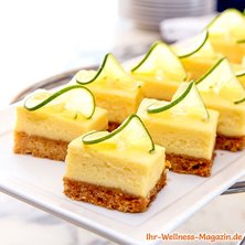 Leichte Low Carb Vanille-Creme-Schnitten