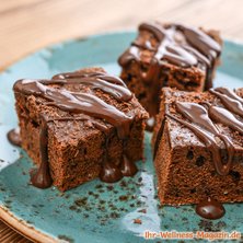 Schnelle, saftige Low Carb Schoko-Brownies