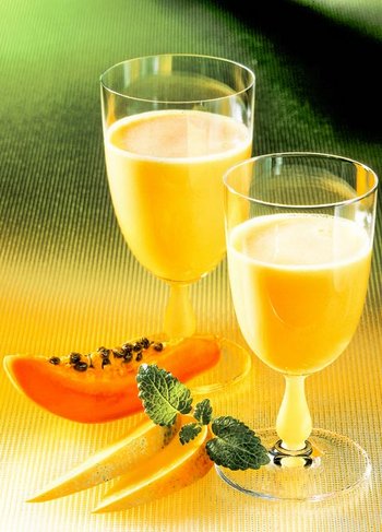 Saftdiät - Saftkur - Mango-Papaya-Drink
