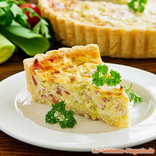 Quiche Lorraine mit Lauch und Speck