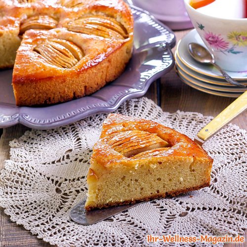 Versunkener Low-Carb-Apfelkuchen