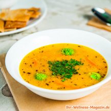 Schnelle Low Carb Gemüsecremesuppe