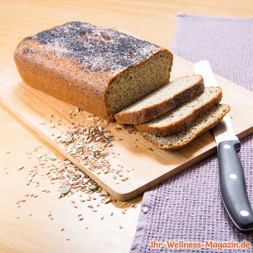 Low Carb Sesambrot mit Mohn