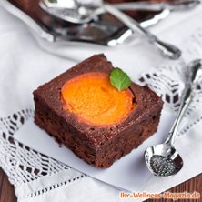 Saftige Low-Carb-Brownies mit Aprikosen