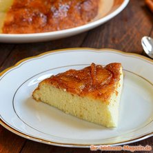 Kalorienarmer Kuchen mit Apfelmus