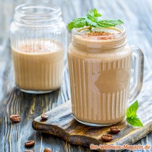 Cremiger Cappuccino-Eiweißshake