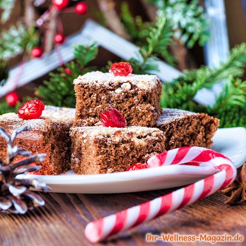 Low Carb Weihnachts-Brownies