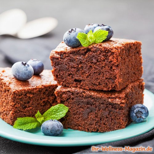 Schnelle, saftige Brownies - Low-Carb-Rezept ohne Zucker