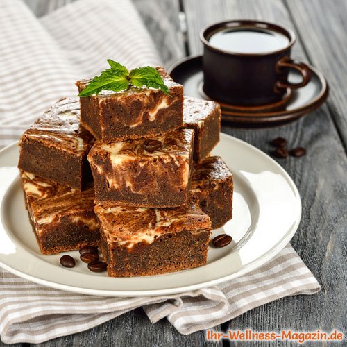 Einfache Low Carb Cappuccino-Brownies