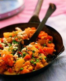 Rezepte vegetarisch: Limabohnen- und Kürbiseintopf