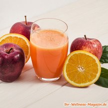 Orangen-Apfelsaft selber machen