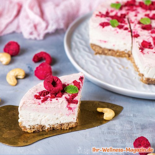 Low Carb Himbeer-Joghurt-Torte - ohne backen