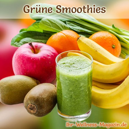 Grüner Obst-Smoothie