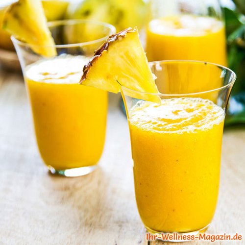 Cremiger Ananas-Smoothie