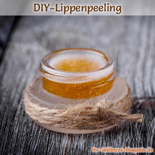 Lip Scrub selber machen - Rezept für Lippenpeeling mit Kokosöl