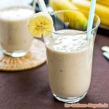 Cremiger Eiweißshake mit Banane