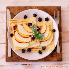 Protein-Joghurt-Waffeln mit Obst