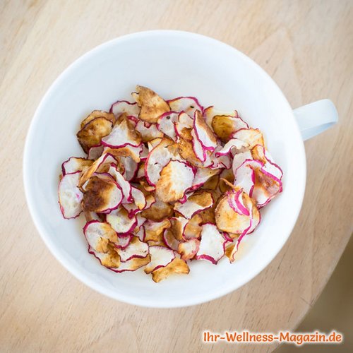 Rettich-Chips selber machen