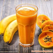 Cremiger Papaya-Smoothie