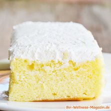 Einfacher Low Carb Vanille-Kuchen