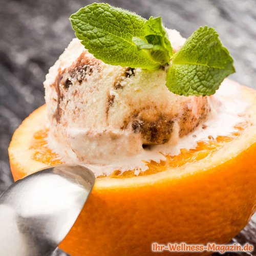 Low Carb Schoko-Orangen-Eis selber machen