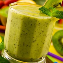 Grüner Kiwi-Ingwer-Smoothie