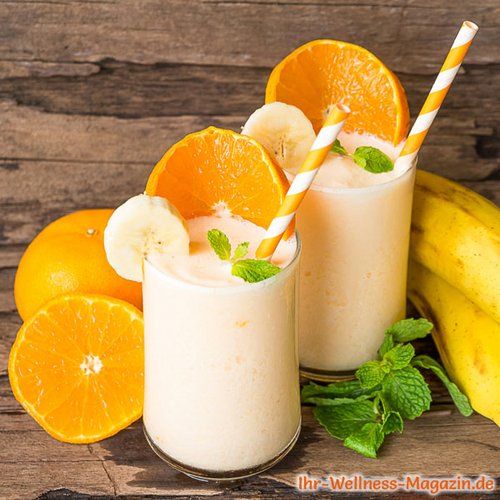 Low Carb Orangen-Bananen-Smoothie