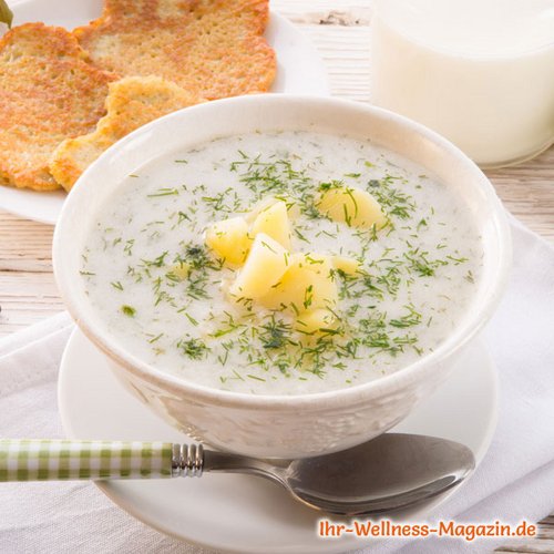 Cremige Low-Carb-Dillsuppe