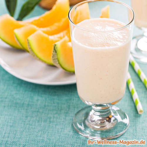 Cremiger Eiweißshake Melone 