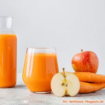 Apfel-Karottensaft selber machen