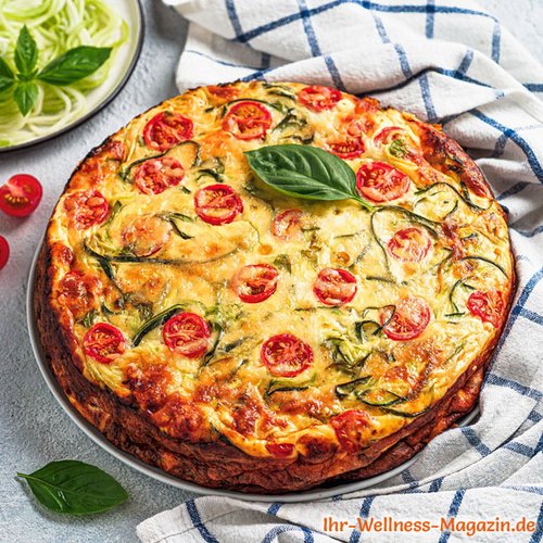 Zucchini-Tomaten-Quiche