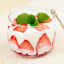 Leichtes Low Carb Joghurt-Dessert