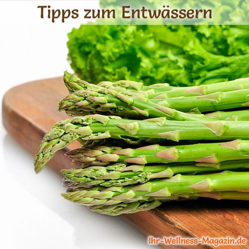 Entwässern mit Spargel