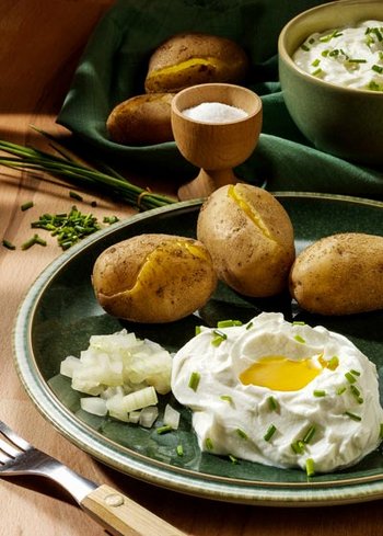 Magerquark-Rezepte zum Abnehmen: Kartoffeln mit Quark