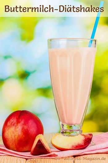 Buttermilch-Shake mit Nektarinen