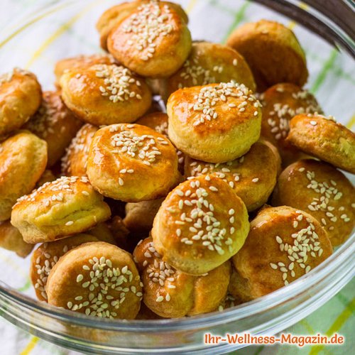 Sesam-Käse-Cookies