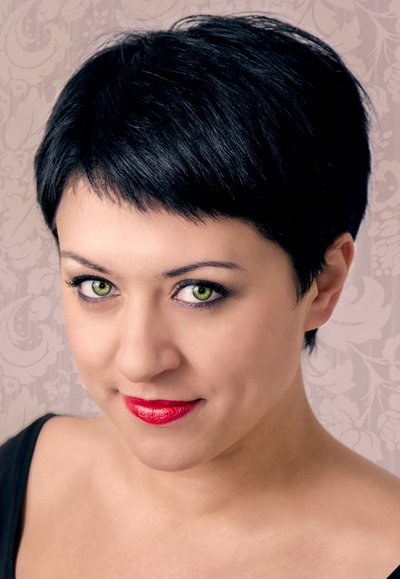 Frecher Pixie-Cut mit kurzem Pony