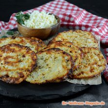 Hauchdünne Käse-Cracker