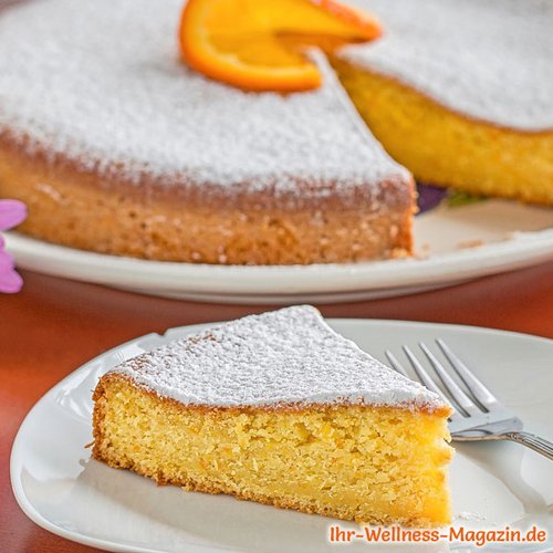 Low-Carb-Orangenkuchen mit Quark