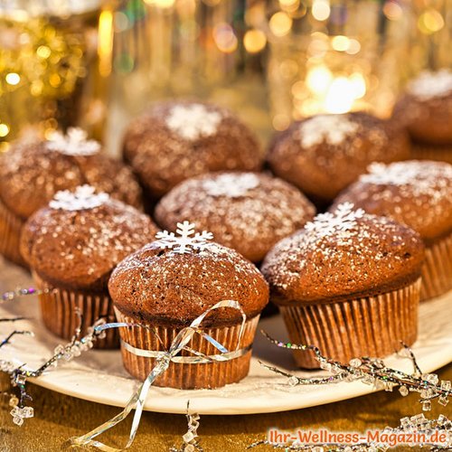 Weihnachtliche Low Carb Zimt-Muffins