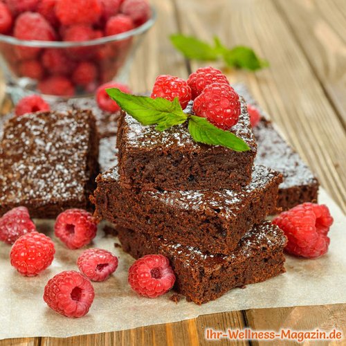 Saftige, schnelle Low Carb Schoko-Brownies