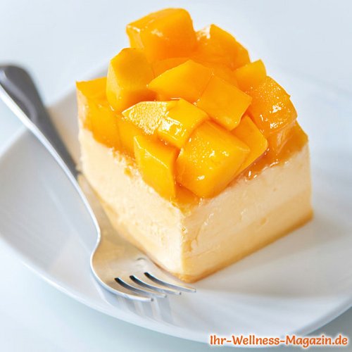 Low-Carb-Joghurttorte mit Mango