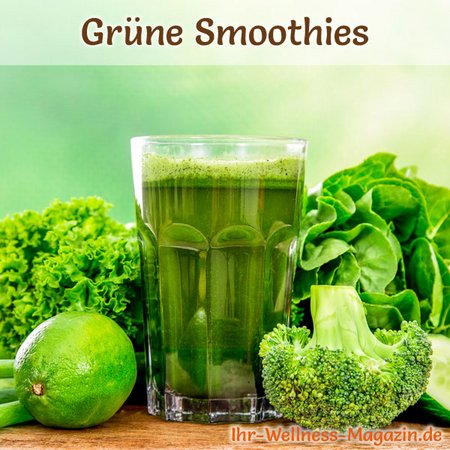 Grüner Smoothie mit Brokkoli