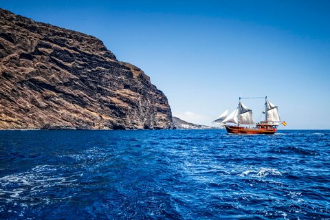 Schiffsreise zu los Gigantes (den Riesen) vom Yachthafen aus – mit Segelschiff