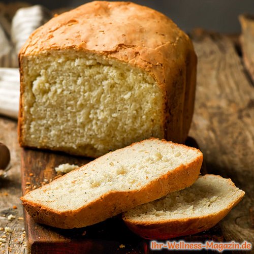 Eiweißbrot mit Knoblauch