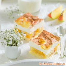 Low-Carb-Apfelkuchen mit Zimt-Sahnehaube