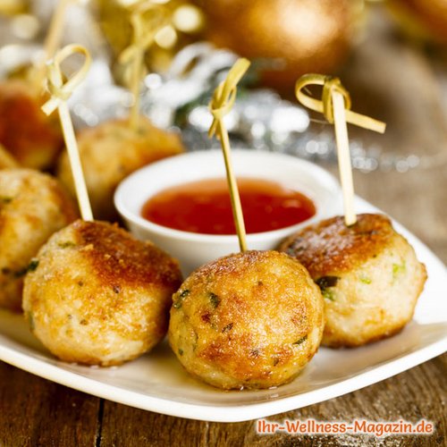 Fleischbällchen mit Chilisauce