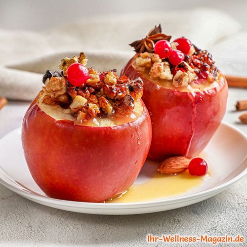 20 einfache Bratapfel-Rezepte mit Füllung 