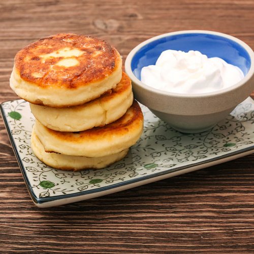 Low Carb Vanille-Pancakes mit Quark